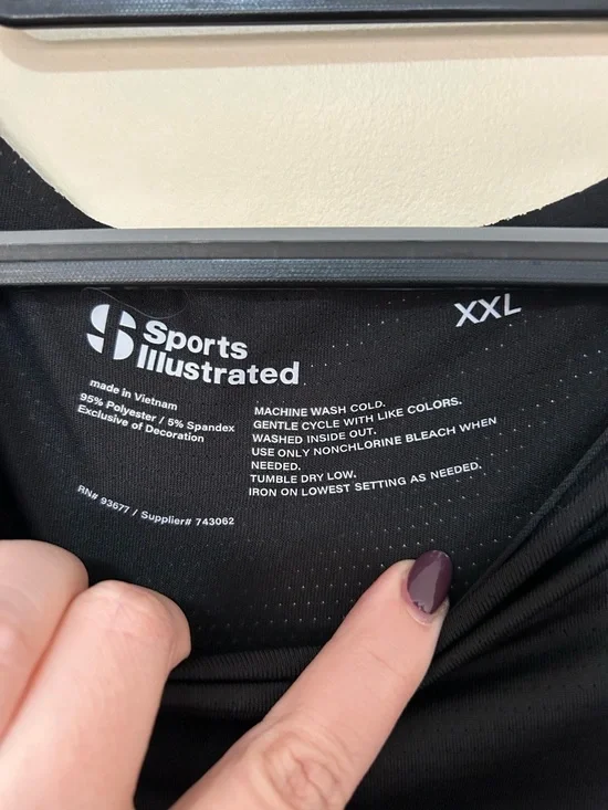 NWT Sports Illustrated Women’s Mesh Active Tee | XXL | MSRP $44 - Picture 4 of 6